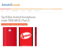 Tablet Screenshot of letmetell.com